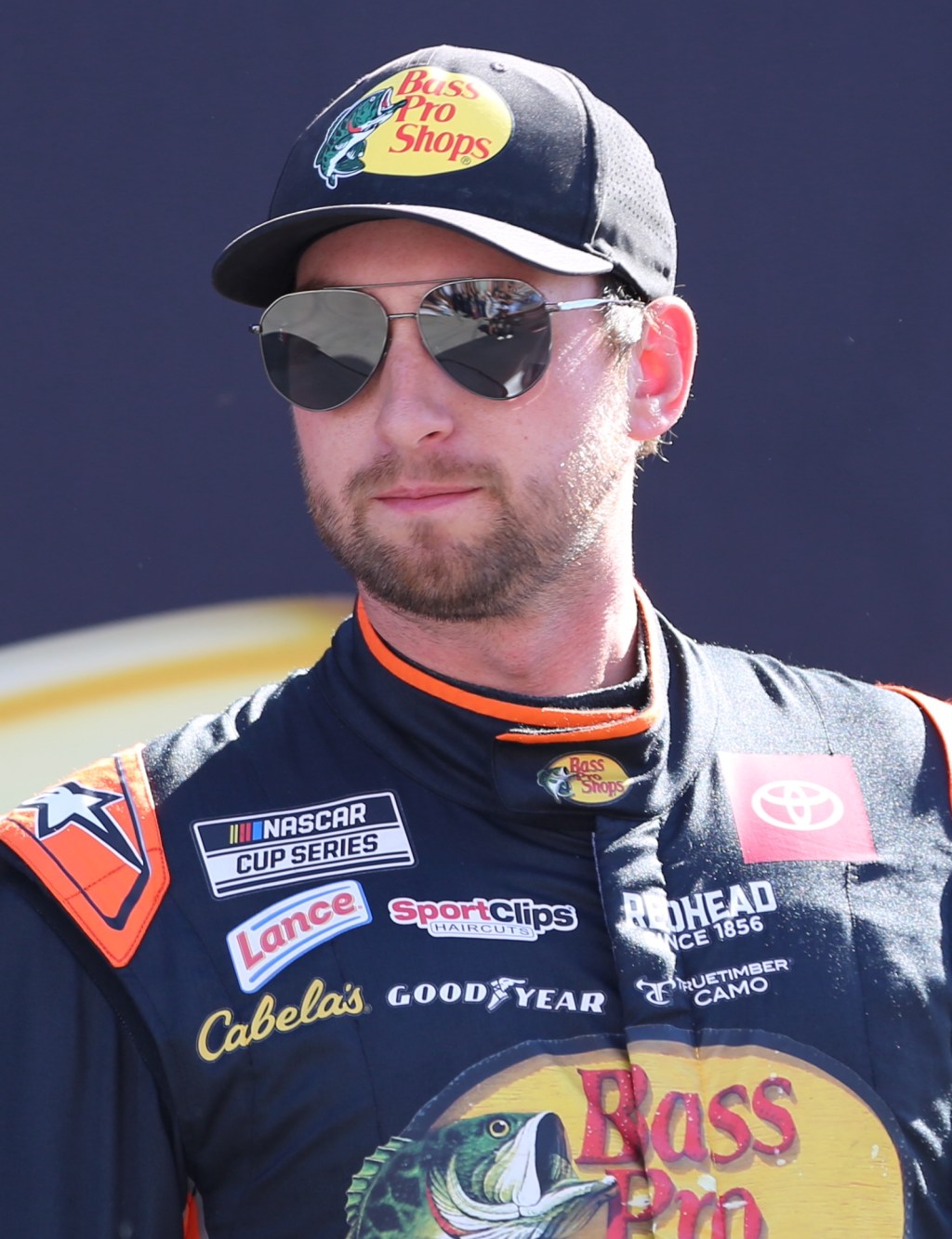 NASCAR driver Chase Briscoe during playoff driver introductions at Las Vegas in 2025